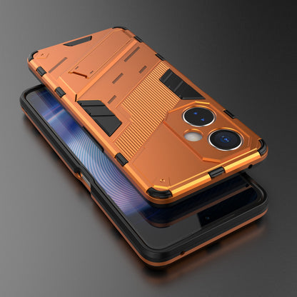 OnePlus Nord CE 3 Shockproof Phone Case - Punk Armor 2-in-1 PC + TPU with Invisible Holder