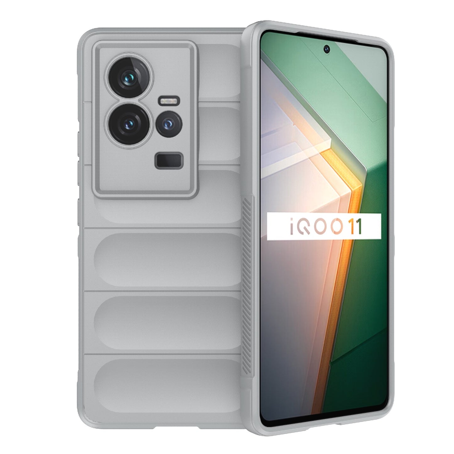 vivo iQOO 11 5G Magic Shield TPU + Flannel Phone Case: Durable, Non-toxic, Easy Access, Stylish Design