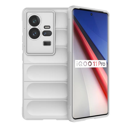 vivo iQOO 11 Pro 5G Magic Shield TPU + Flannel Phone Case: Durable, Non-toxic, Easy Access, Stylish Design