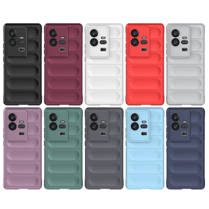 vivo iQOO 11 Pro 5G Magic Shield TPU + Flannel Phone Case: Durable, Non-toxic, Easy Access, Stylish Design