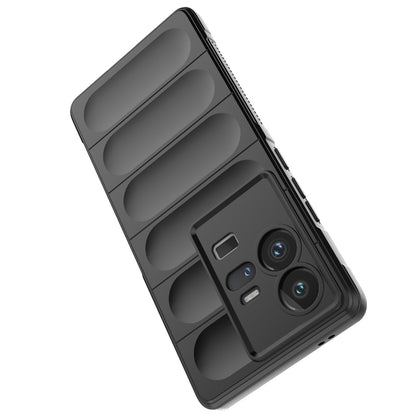 vivo iQOO 11 Pro 5G Magic Shield TPU + Flannel Phone Case: Durable, Non-toxic, Easy Access, Stylish Design