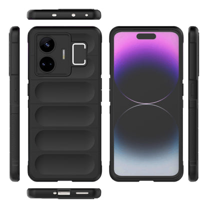 Realme GT Neo 5 5G Magic Shield TPU + Flannel Phone Case: Durable, Non-toxic, Easy Access, Stylish Design