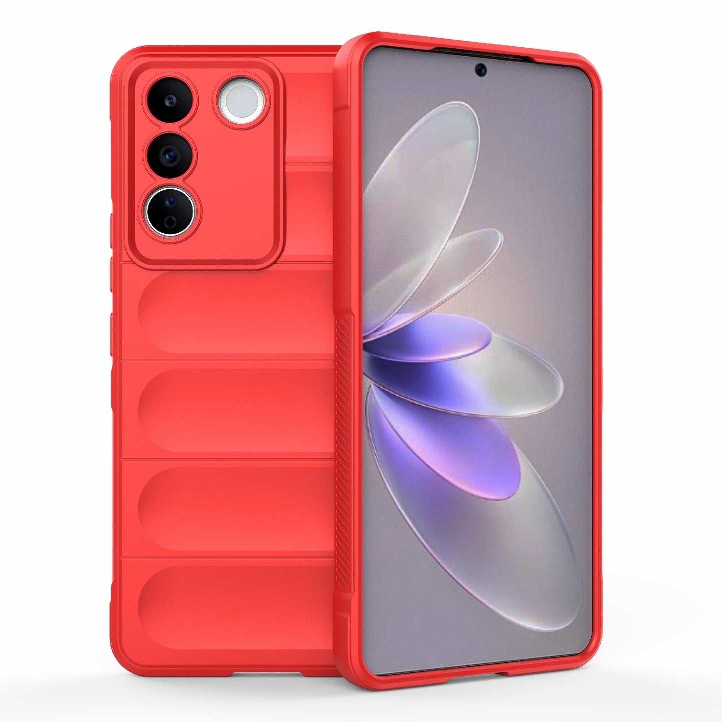 vivo S16e 5G Magic Shield TPU + Flannel Phone Case: Durable, Non-toxic, Easy Access, Stylish Design