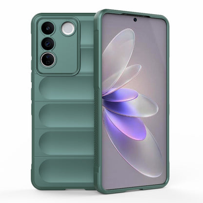 vivo S16e 5G Magic Shield TPU + Flannel Phone Case: Durable, Non-toxic, Easy Access, Stylish Design