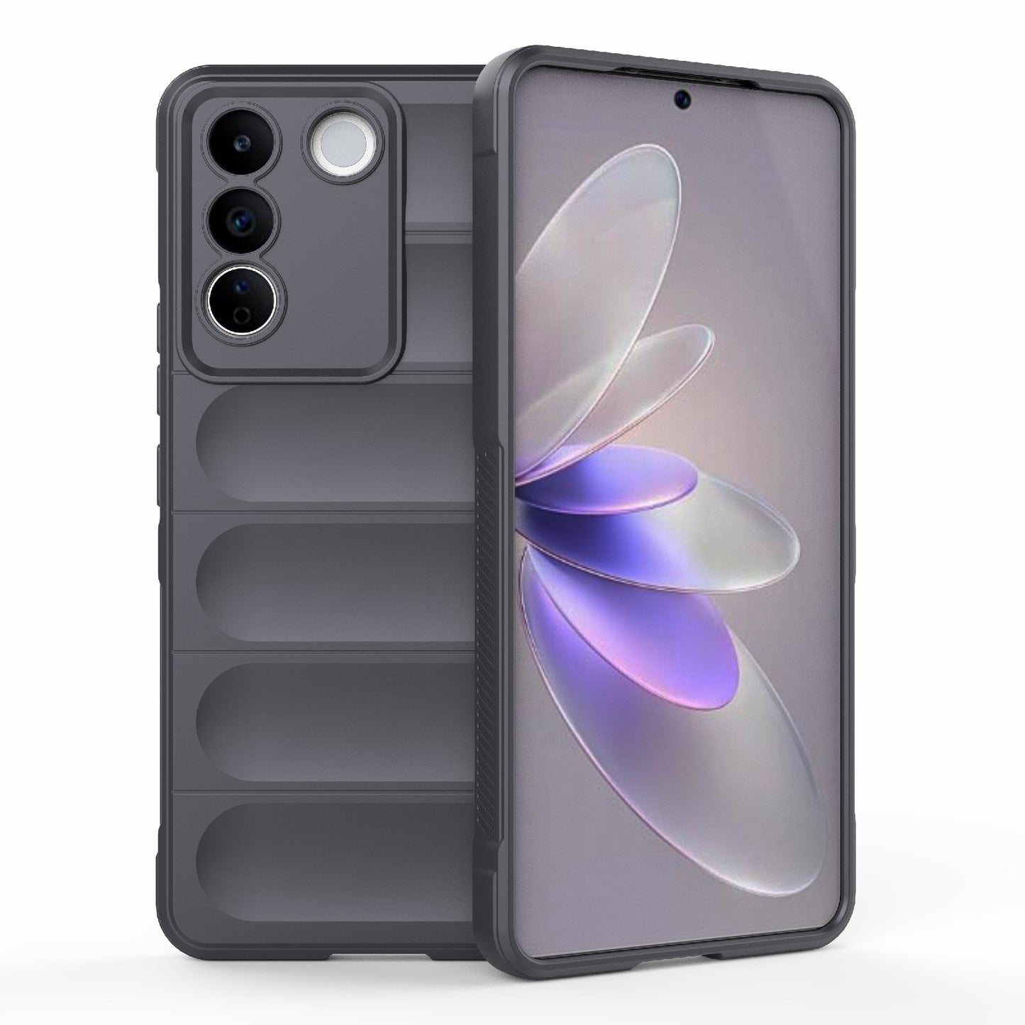 vivo S16e 5G Magic Shield TPU + Flannel Phone Case: Durable, Non-toxic, Easy Access, Stylish Design