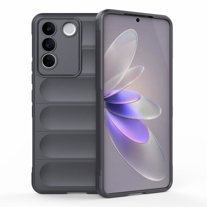 vivo S16e 5G Magic Shield TPU + Flannel Phone Case: Durable, Non-toxic, Easy Access, Stylish Design