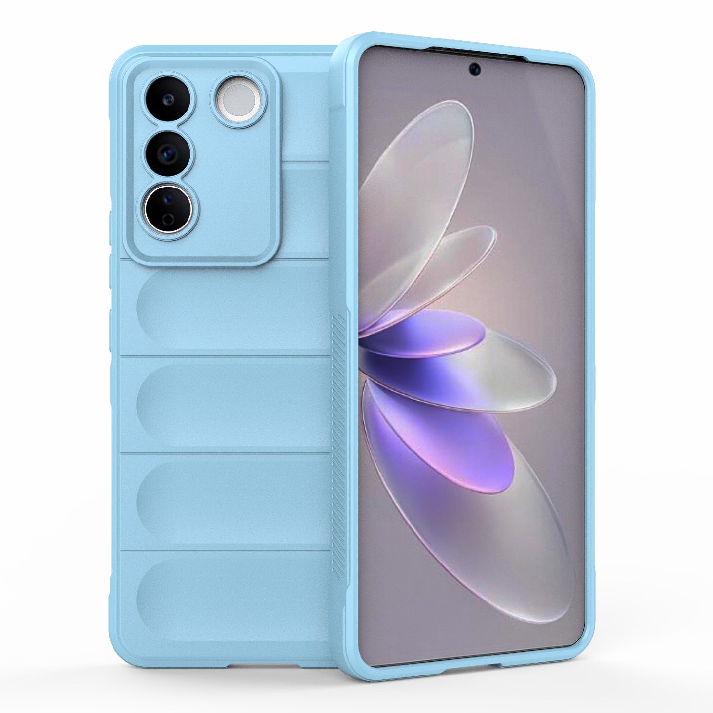 vivo S16e 5G Magic Shield TPU + Flannel Phone Case: Durable, Non-toxic, Easy Access, Stylish Design