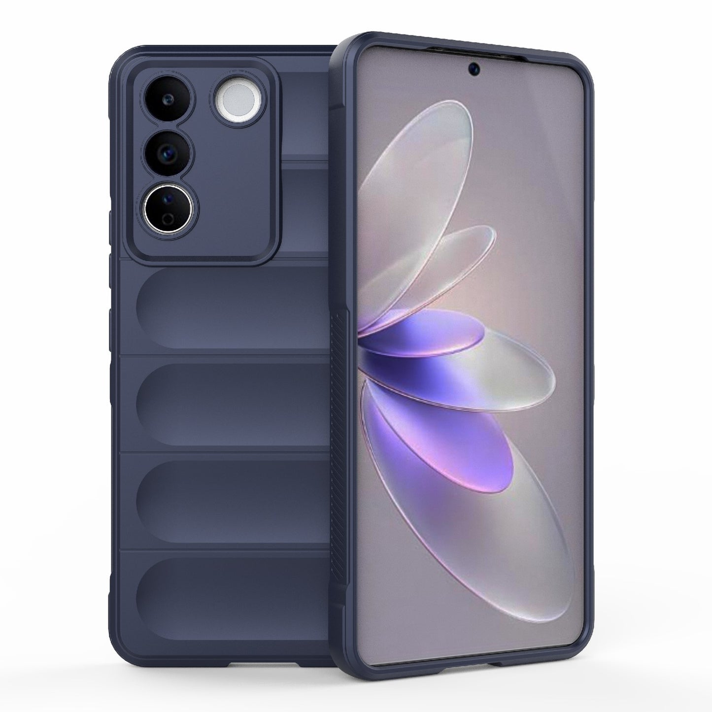 vivo S16e 5G Magic Shield TPU + Flannel Phone Case: Durable, Non-toxic, Easy Access, Stylish Design