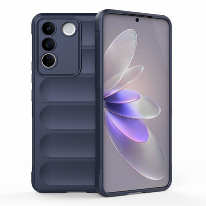 vivo S16e 5G Magic Shield TPU + Flannel Phone Case: Durable, Non-toxic, Easy Access, Stylish Design