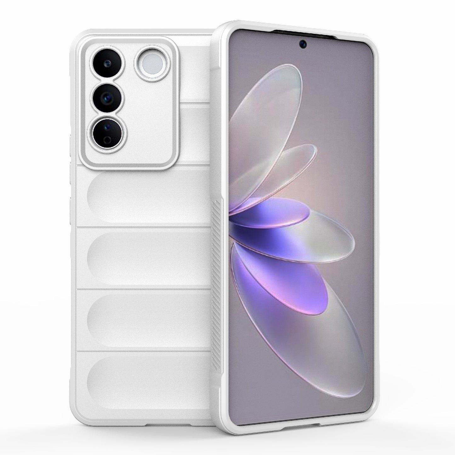vivo S16e 5G Magic Shield TPU + Flannel Phone Case: Durable, Non-toxic, Easy Access, Stylish Design