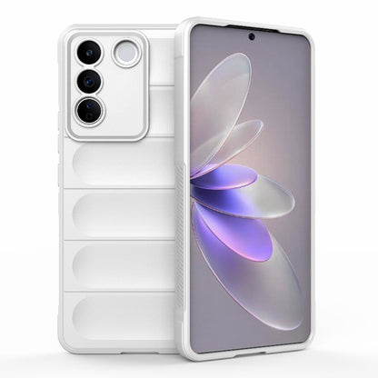 vivo S16e 5G Magic Shield TPU + Flannel Phone Case: Durable, Non-toxic, Easy Access, Stylish Design