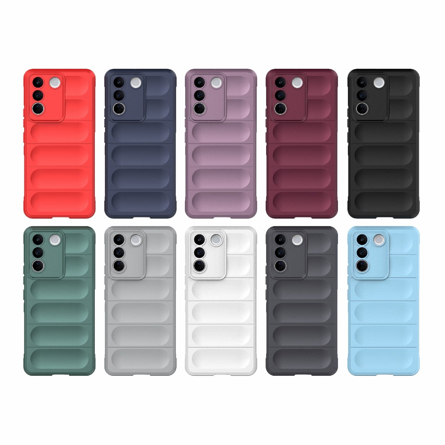 vivo S16e 5G Magic Shield TPU + Flannel Phone Case: Durable, Non-toxic, Easy Access, Stylish Design