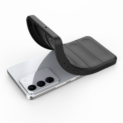 vivo S16e 5G Magic Shield TPU + Flannel Phone Case: Durable, Non-toxic, Easy Access, Stylish Design