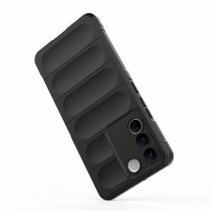 vivo S16e 5G Magic Shield TPU + Flannel Phone Case: Durable, Non-toxic, Easy Access, Stylish Design