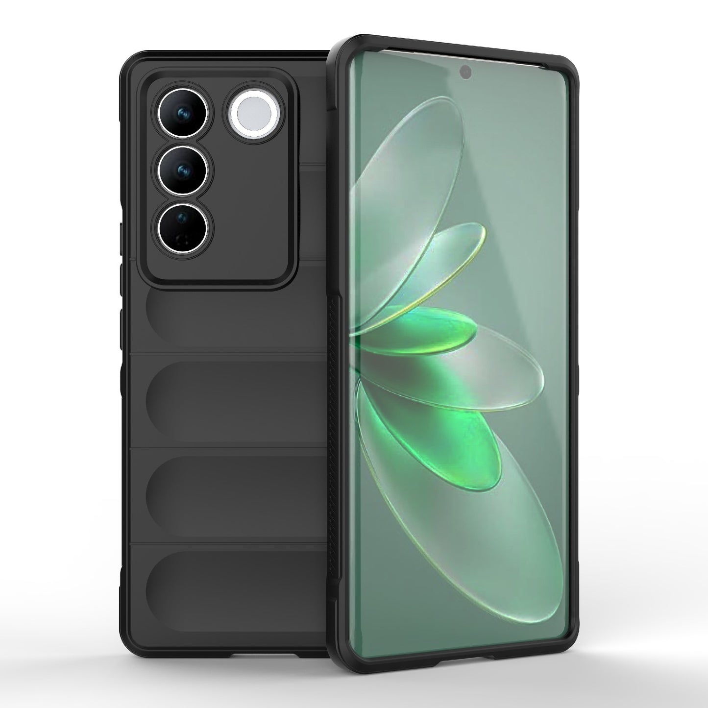vivo S16 Pro 5G Magic Shield TPU + Flannel Phone Case: Durable, Non-toxic, Easy Access, Stylish Design