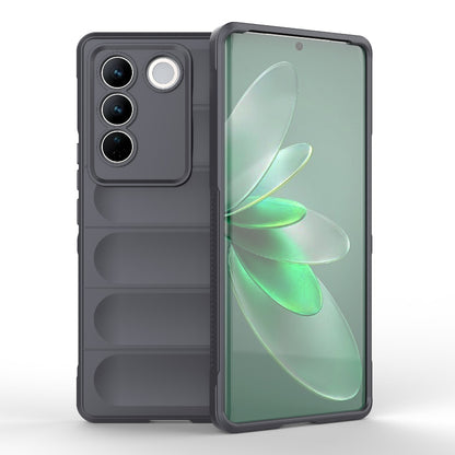 vivo S16 Pro 5G Magic Shield TPU + Flannel Phone Case: Durable, Non-toxic, Easy Access, Stylish Design
