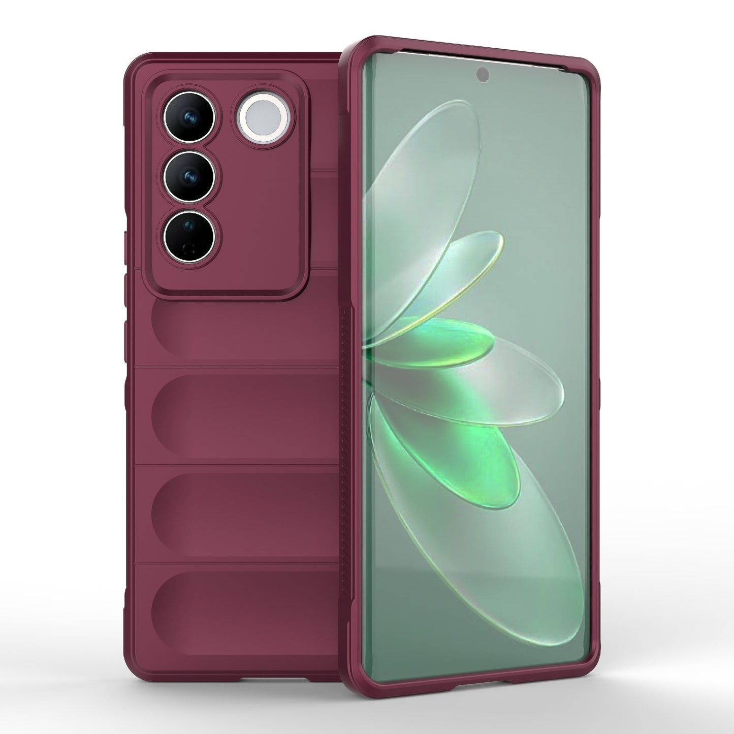 vivo S16 Pro 5G Magic Shield TPU + Flannel Phone Case: Durable, Non-toxic, Easy Access, Stylish Design