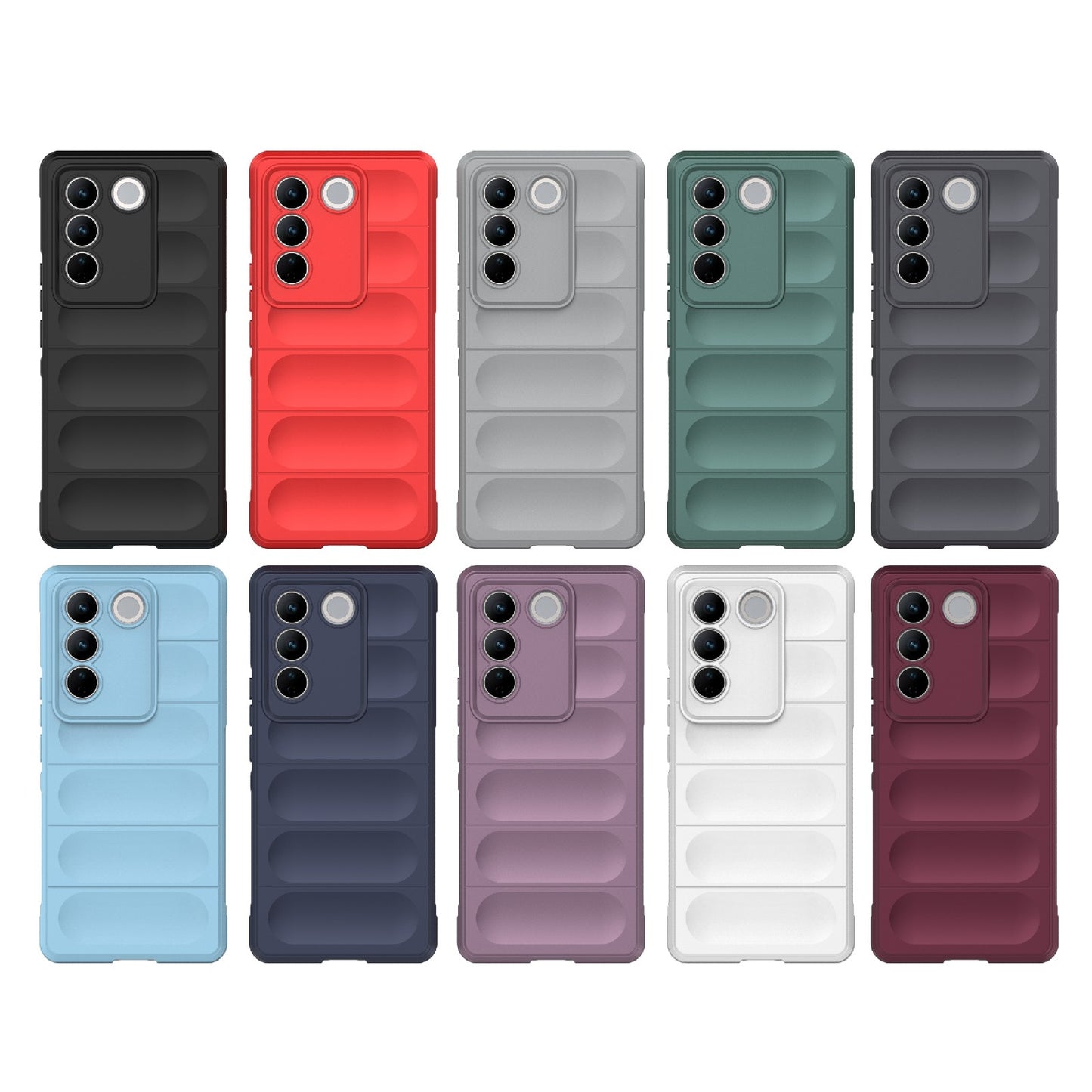 vivo S16 Pro 5G Magic Shield TPU + Flannel Phone Case: Durable, Non-toxic, Easy Access, Stylish Design