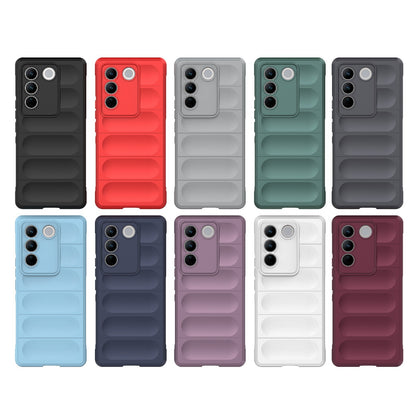 vivo S16 Pro 5G Magic Shield TPU + Flannel Phone Case: Durable, Non-toxic, Easy Access, Stylish Design