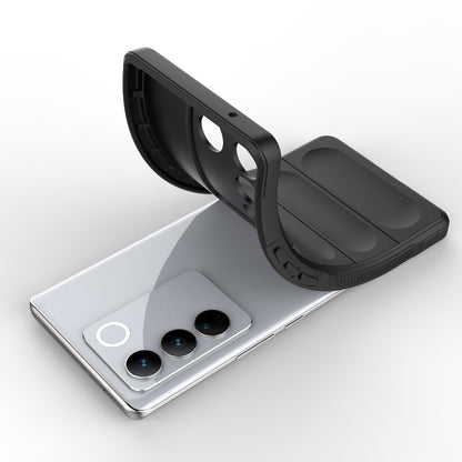 vivo S16 Pro 5G Magic Shield TPU + Flannel Phone Case: Durable, Non-toxic, Easy Access, Stylish Design