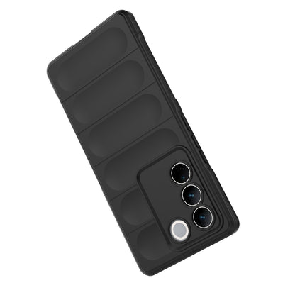 vivo S16 Pro 5G Magic Shield TPU + Flannel Phone Case: Durable, Non-toxic, Easy Access, Stylish Design