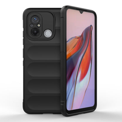Xiaomi Redmi 12C Magic Shield TPU + Flannel Phone Case: Durable, Non-toxic, Easy Access, Stylish Design