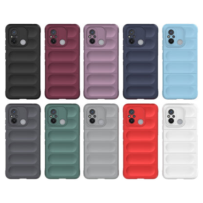Xiaomi Redmi 12C Magic Shield TPU + Flannel Phone Case: Durable, Non-toxic, Easy Access, Stylish Design