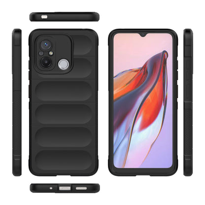 Xiaomi Redmi 12C Magic Shield TPU + Flannel Phone Case: Durable, Non-toxic, Easy Access, Stylish Design