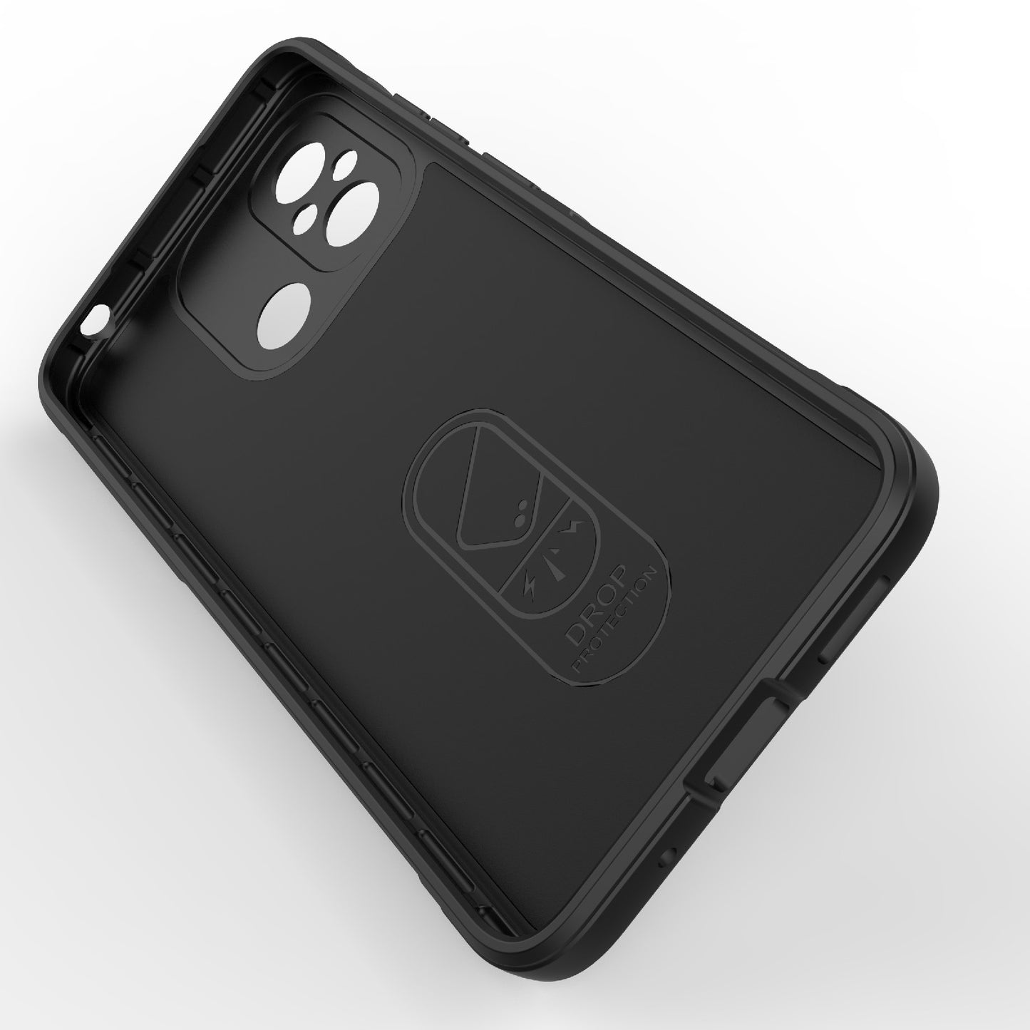 Xiaomi Redmi 12C Magic Shield TPU + Flannel Phone Case: Durable, Non-toxic, Easy Access, Stylish Design