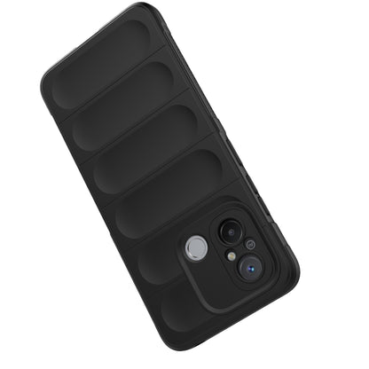 Xiaomi Redmi 12C Magic Shield TPU + Flannel Phone Case: Durable, Non-toxic, Easy Access, Stylish Design