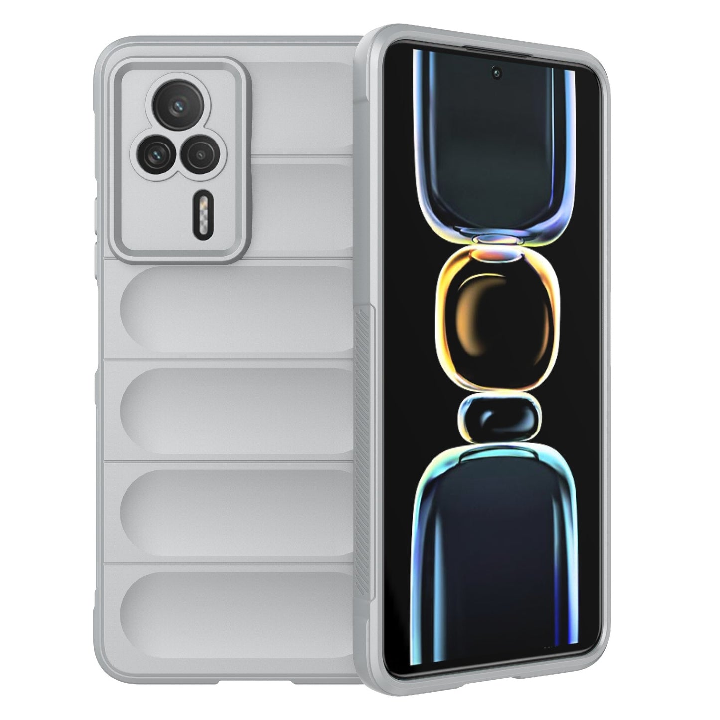 Xiaomi Redmi K60E 5G Magic Shield TPU + Flannel Phone Case: Durable, Non-toxic, Easy Access, Stylish Design