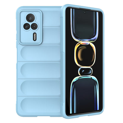 Xiaomi Redmi K60E 5G Magic Shield TPU + Flannel Phone Case: Durable, Non-toxic, Easy Access, Stylish Design