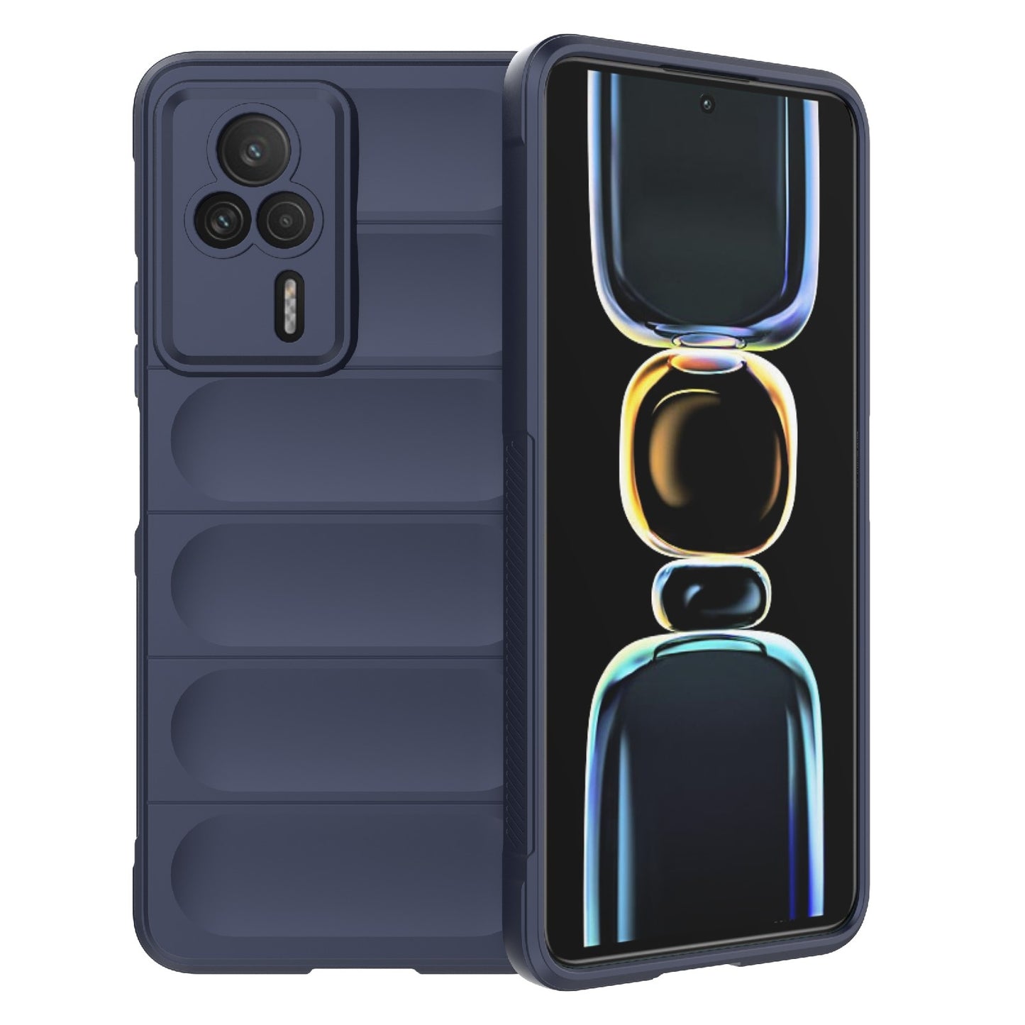 Xiaomi Redmi K60E 5G Magic Shield TPU + Flannel Phone Case: Durable, Non-toxic, Easy Access, Stylish Design