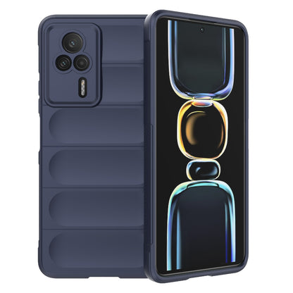 Xiaomi Redmi K60E 5G Magic Shield TPU + Flannel Phone Case: Durable, Non-toxic, Easy Access, Stylish Design