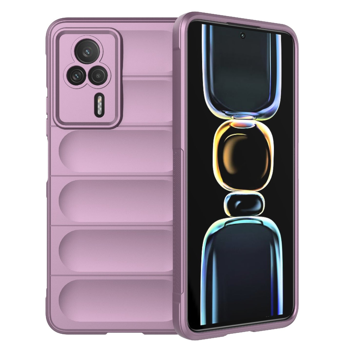 Xiaomi Redmi K60E 5G Magic Shield TPU + Flannel Phone Case: Durable, Non-toxic, Easy Access, Stylish Design