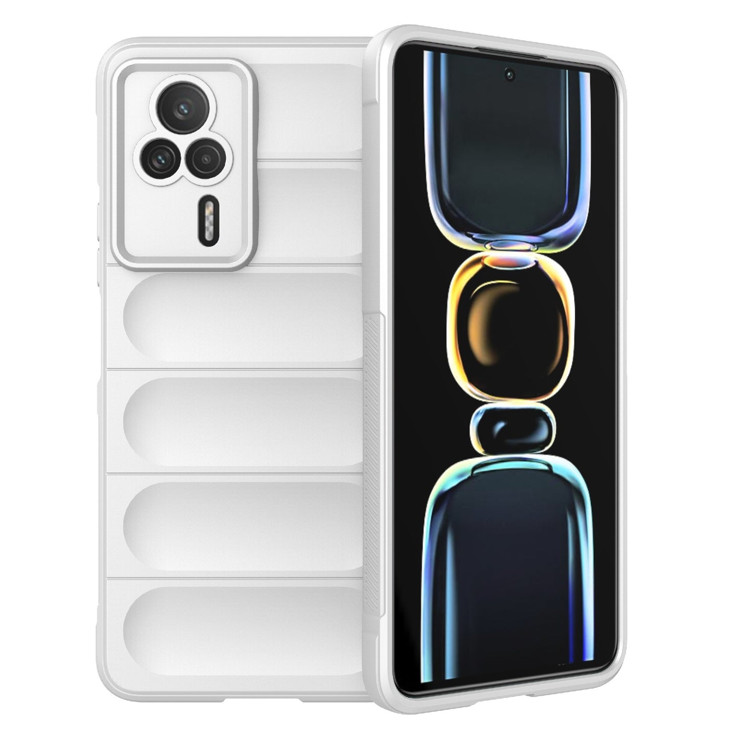 Xiaomi Redmi K60E 5G Magic Shield TPU + Flannel Phone Case: Durable, Non-toxic, Easy Access, Stylish Design
