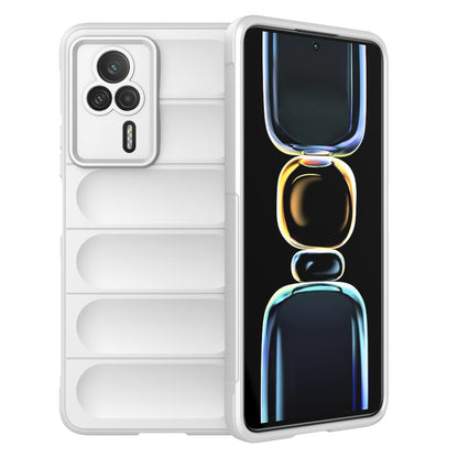 Xiaomi Redmi K60E 5G Magic Shield TPU + Flannel Phone Case: Durable, Non-toxic, Easy Access, Stylish Design