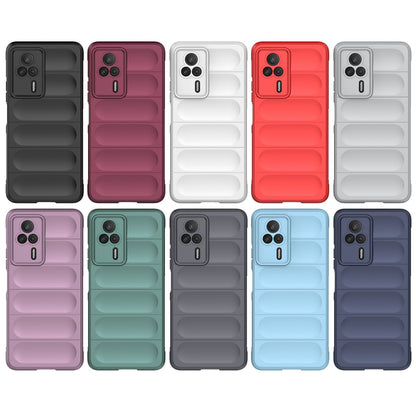 Xiaomi Redmi K60E 5G Magic Shield TPU + Flannel Phone Case: Durable, Non-toxic, Easy Access, Stylish Design