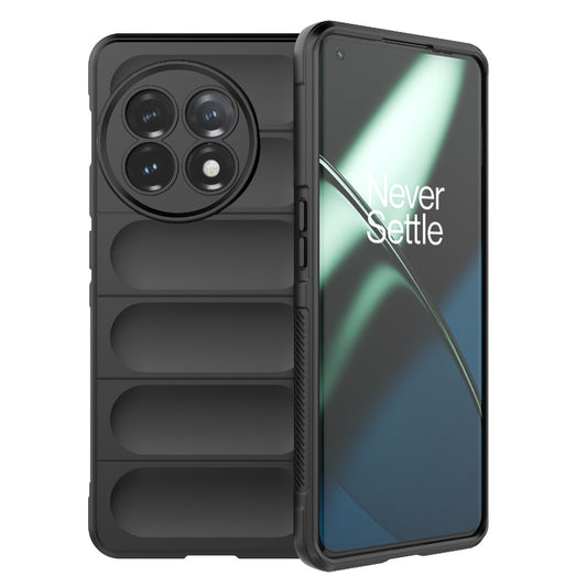 OnePlus 11 5G Magic Shield TPU + Flannel Phone Case: Durable, Non-toxic, Easy Access, Stylish Design