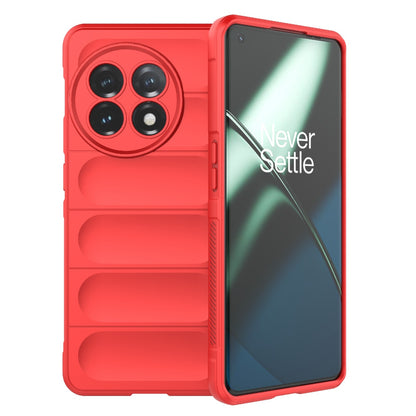 OnePlus 11 5G Magic Shield TPU + Flannel Phone Case: Durable, Non-toxic, Easy Access, Stylish Design