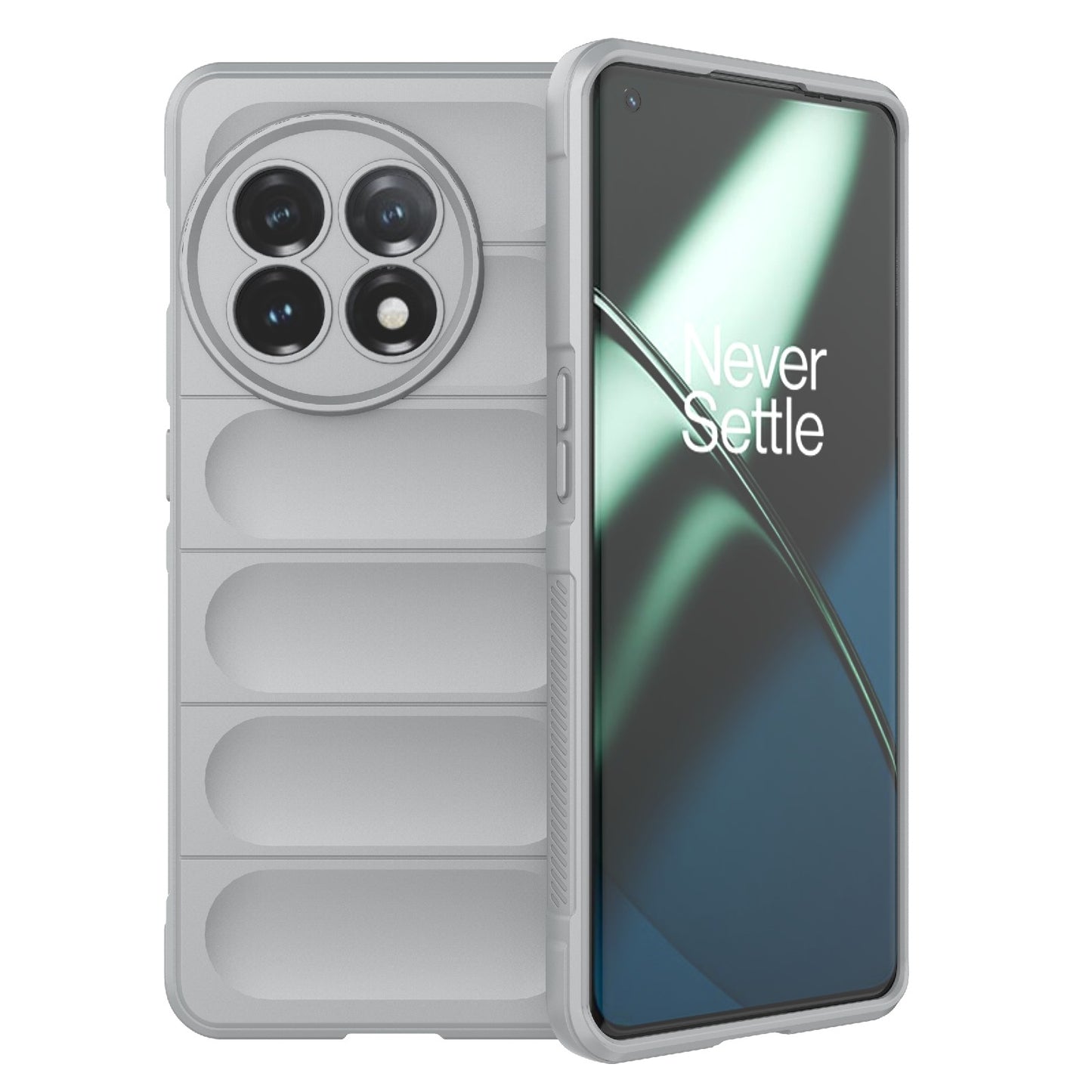 OnePlus 11 5G Magic Shield TPU + Flannel Phone Case: Durable, Non-toxic, Easy Access, Stylish Design