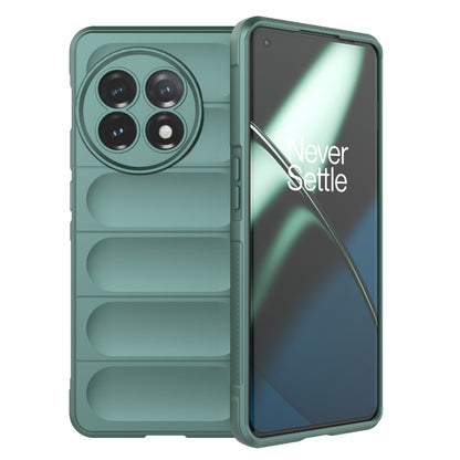 OnePlus 11 5G Magic Shield TPU + Flannel Phone Case: Durable, Non-toxic, Easy Access, Stylish Design