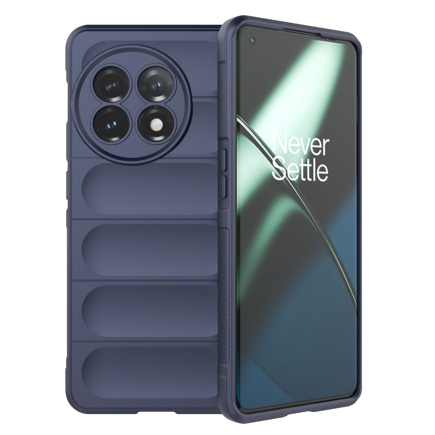 OnePlus 11 5G Magic Shield TPU + Flannel Phone Case: Durable, Non-toxic, Easy Access, Stylish Design