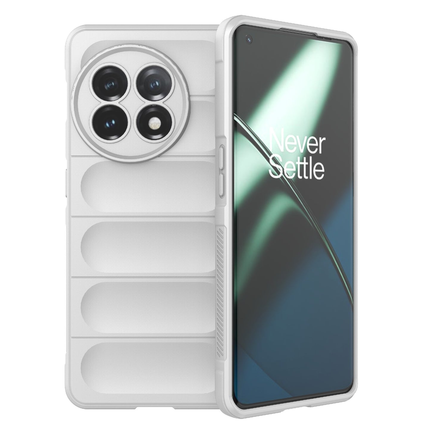 OnePlus 11 5G Magic Shield TPU + Flannel Phone Case: Durable, Non-toxic, Easy Access, Stylish Design