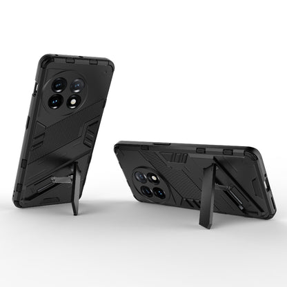 OnePlus 11 5G Shockproof Phone Case - Punk Armor 2-in-1 PC + TPU with Invisible Holder