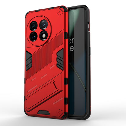 OnePlus 11 5G Shockproof Phone Case - Punk Armor 2-in-1 PC + TPU with Invisible Holder