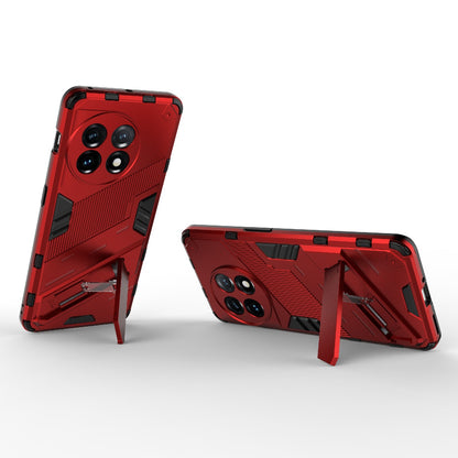 OnePlus 11 5G Shockproof Phone Case - Punk Armor 2-in-1 PC + TPU with Invisible Holder