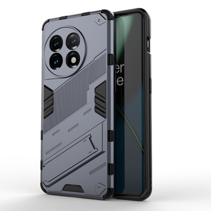 OnePlus 11 5G Shockproof Phone Case - Punk Armor 2-in-1 PC + TPU with Invisible Holder