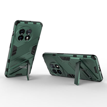 OnePlus 11 5G Shockproof Phone Case - Punk Armor 2-in-1 PC + TPU with Invisible Holder