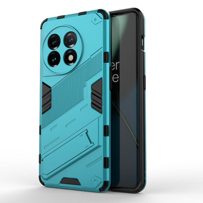 OnePlus 11 5G Shockproof Phone Case - Punk Armor 2-in-1 PC + TPU with Invisible Holder